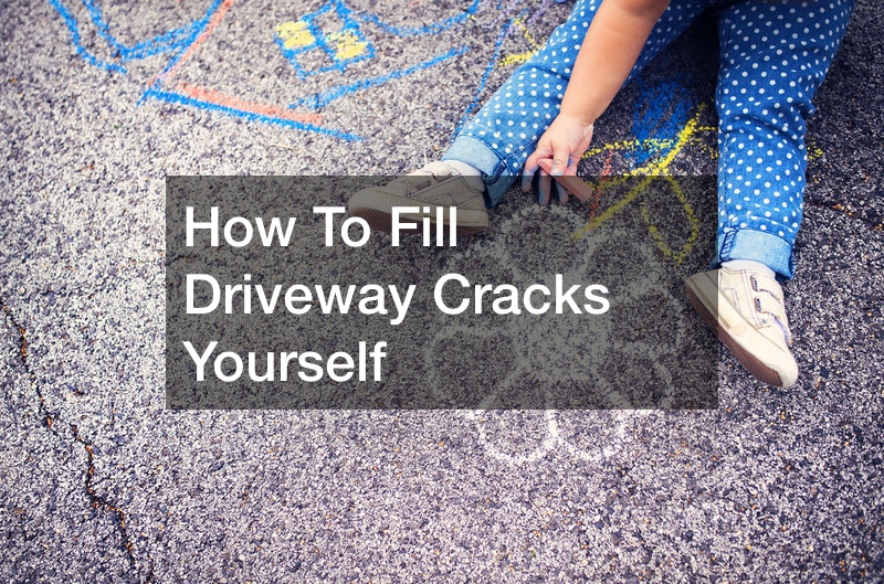 How To Fill Driveway Cracks Yourself