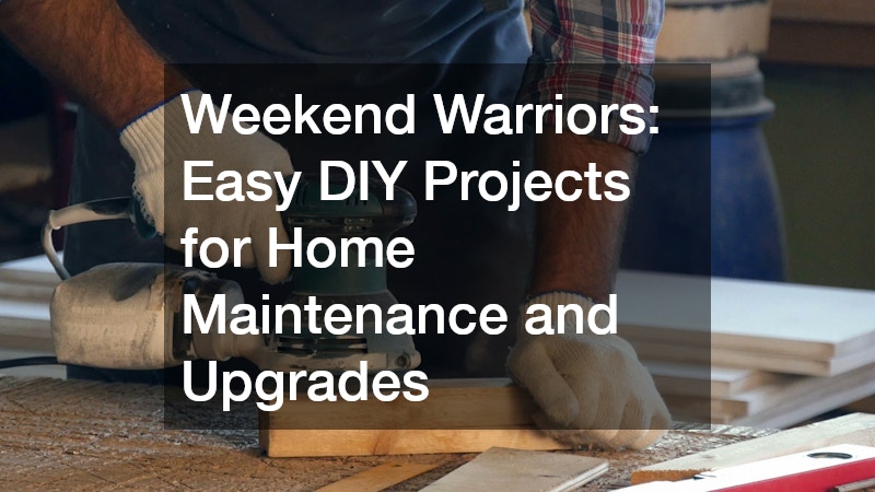 a man doing some DIY project