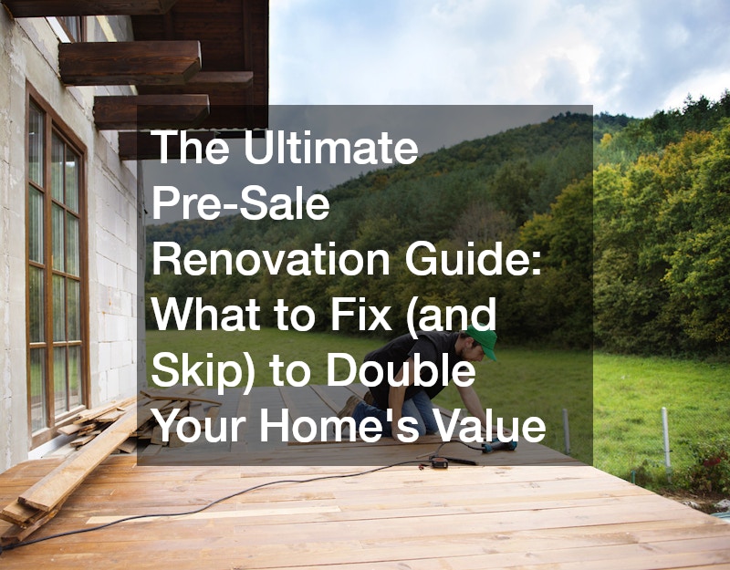 The Ultimate Pre-Sale Renovation Guide  What to Fix (and Skip) to Double Your Homes Value